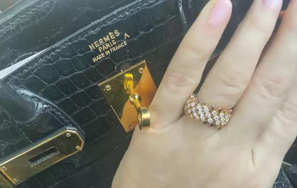 Anamaria Prodan, inel cu diamante