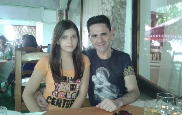 Aurelian Preda si fiica ei