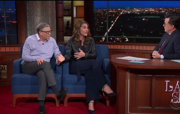 Bill Gates rules out a presidential run in 2020 as he appears on The Late Show with wife Melinda