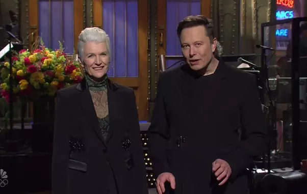 Elon Musk reveals he has Asperger’s as he brings his mother out on stage during his monologue while hosting Saturday Night Live