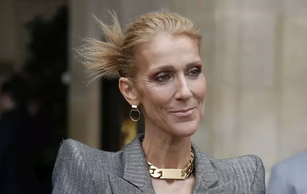 Celine Dion leaving her hotel during the Fashion week 2019 in Paris