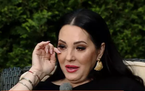 Angela Rusu in lacrimi