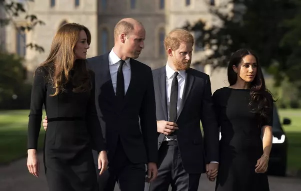 Queen Elizabeth II passing in UK