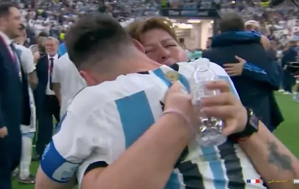 messi si mama lui celia