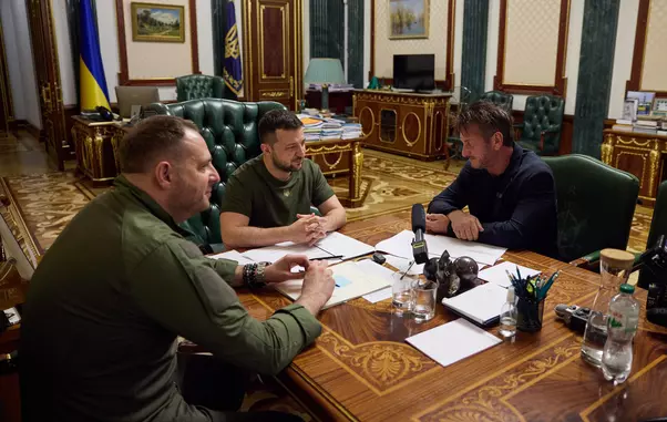 Volodymyr Zelenskyy met with Sean Penn – Kiev