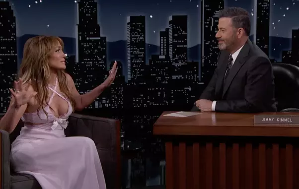 Jennifer Lopez sur le plateau de l’émission „Jimmy Kimmel Live!” à Los Angeles