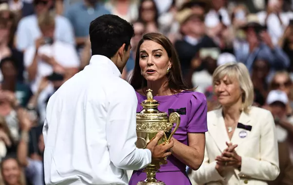 Her Royal Highness, Princess of Wales, Kate Middleton, GBR, after final of 2024 All England Lawn Tennis Championships at