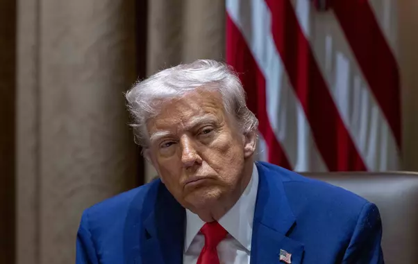 US President Donald J. Trump hosts a cabinet meeting