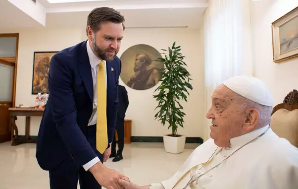 VP Vance Meets with His Holiness Pope Francis