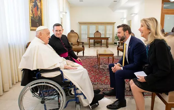 Pope Francis Meeting With US Vice-President JD Vance in Vatican
