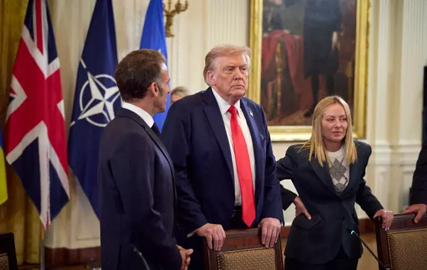 European leaders attend Ukrainian President Zelenskyy’s meeting with Trump at the White House