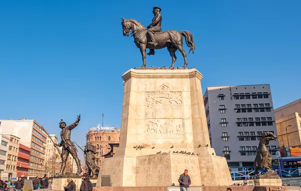 Ankara – Ulus Square- Atatürk Statue