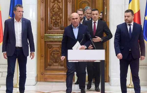 Romania, coalition for stability, modernization and reaffirmation of European and Euro-Atlantic path, Bucharest, Romania – 04 Dec 2024