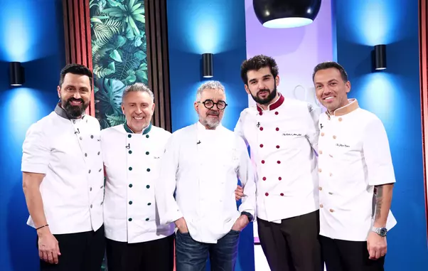 Chef Mauro Uliassi, alaturi de jurați