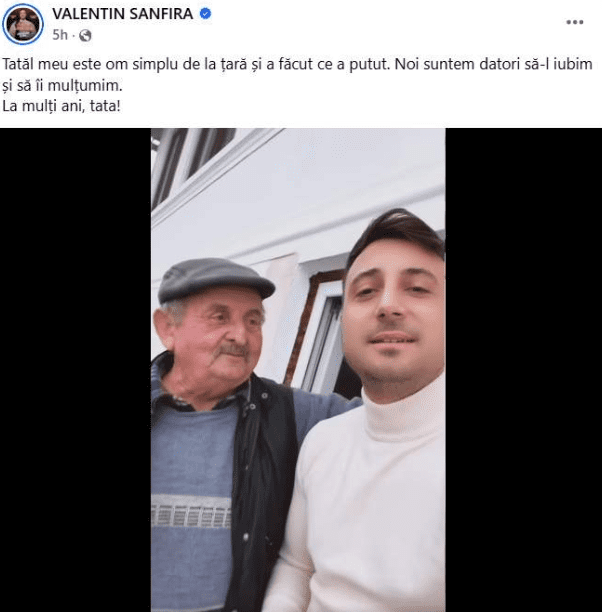 valentin sanfira postare