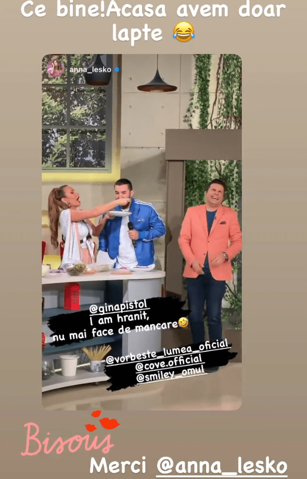 Anna Lesko, Smiley și Cove la Vorbește Lumea