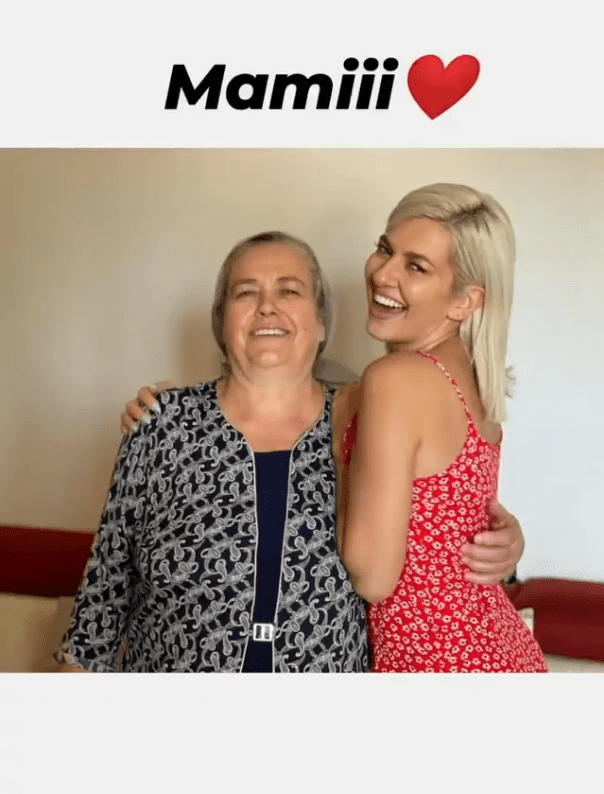 Lidia Buble și mama ei