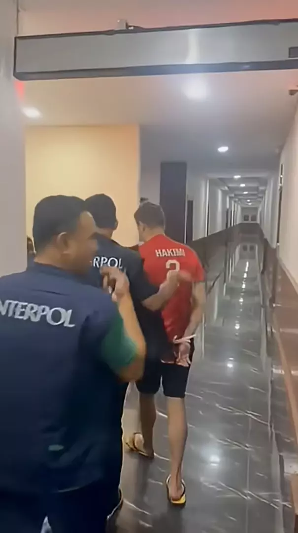 Imagini cu momentul în care Cosmin Zuleam, ucigașul afaceristului Adrian Kreiner, a fost prins în Bali (4)