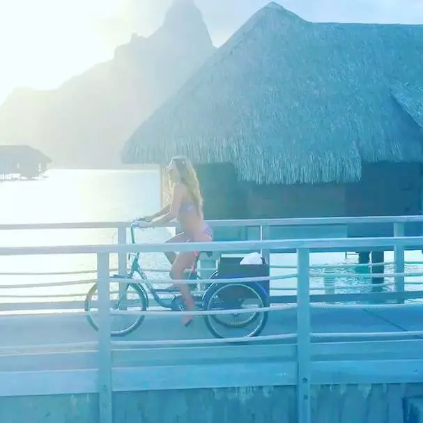 Geraldine Bazan şi Gabriel Soto se relaxează în Bora Bora (7)