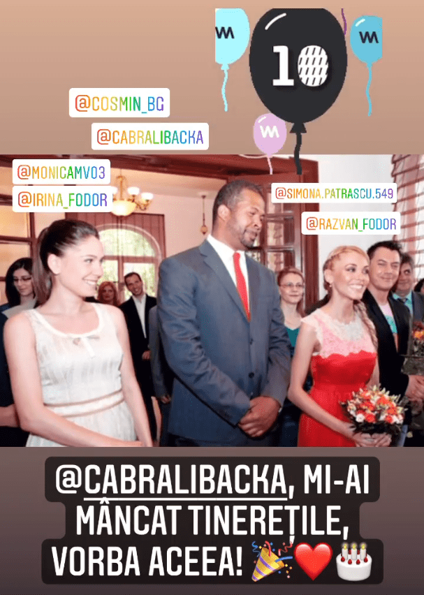 Cununie Cabral și Andreea Ibacka