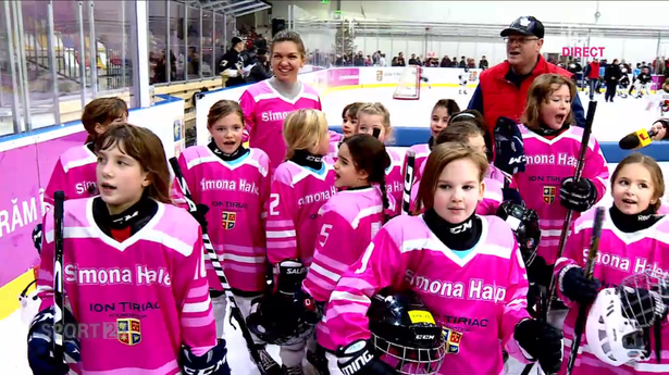 Simona Halep are propria echipă de hochei