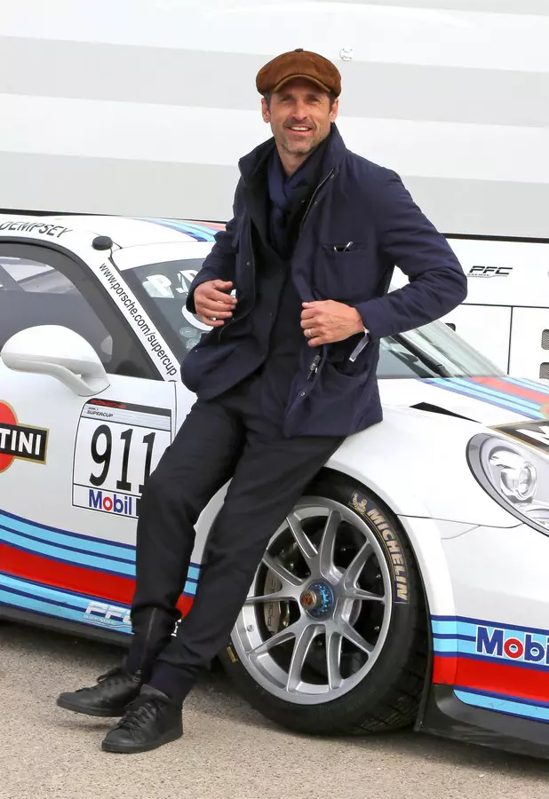 Hollywood auf Sylt / Patrick_Dempsey attends opening of Porsche branch on North German island Sylt