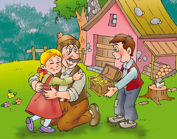 Hansel și Gretel -Fratii si Grimm