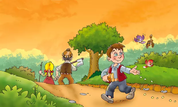 Hansel și Gretel -Fratii si Grimm