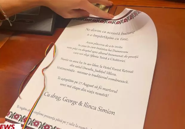 George Simion invitatie la nunta