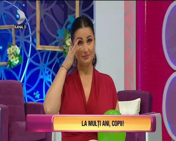 Gabriela Cristea in lacrimi