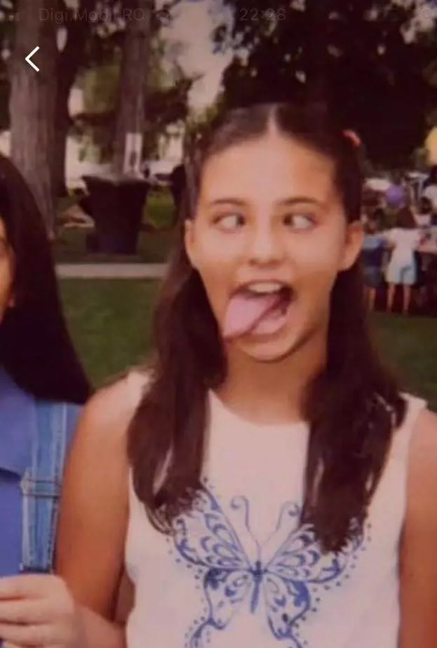 Antonia cand era mica