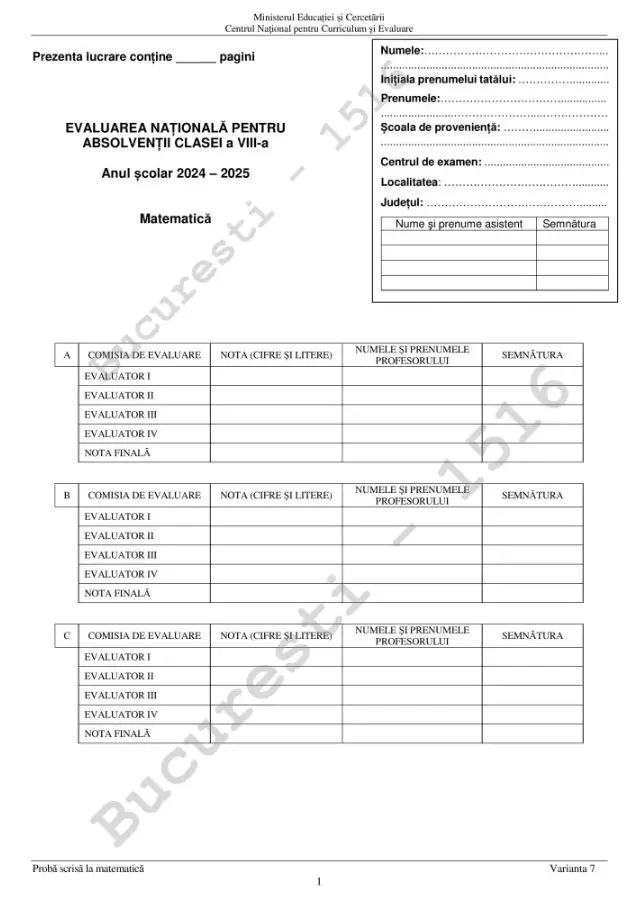 subiecte matematica 1