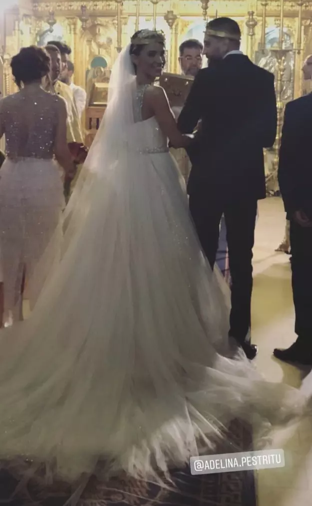 Imagini de la nunta Adelinei Pestrițu