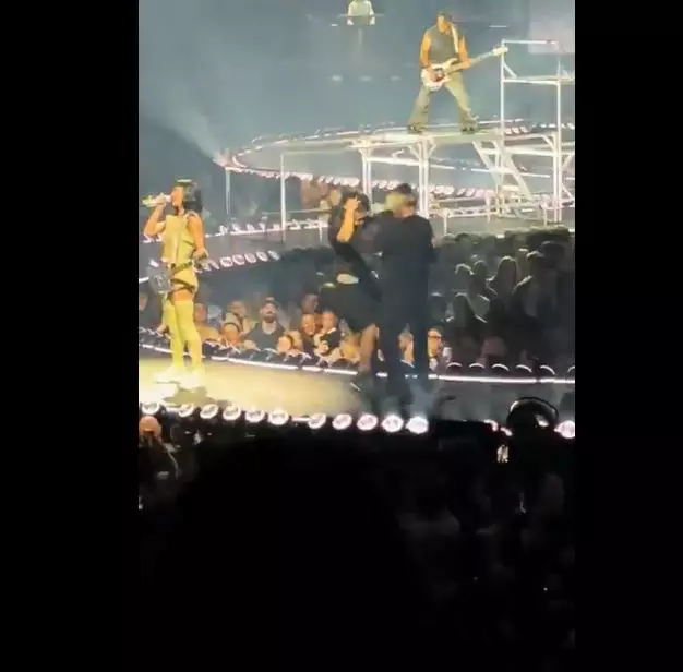 Katy Perry, asaltată de un fan în timpul concertului (2)