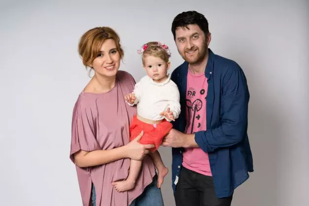 Sanda Nicola și Liviu Iolu au o fetița, Agnes