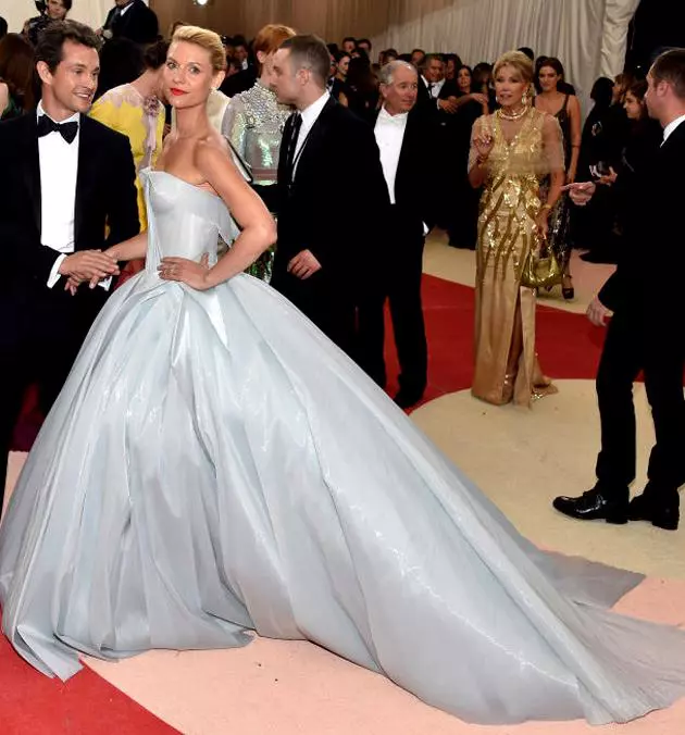 Claire Danes într-o rochie Zac Posen (2016)