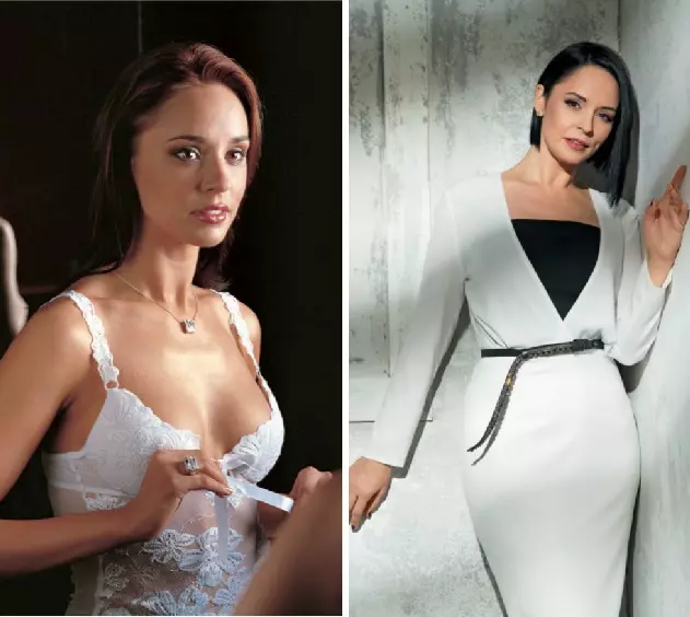 Andreea Marin în 2003 și în prezent