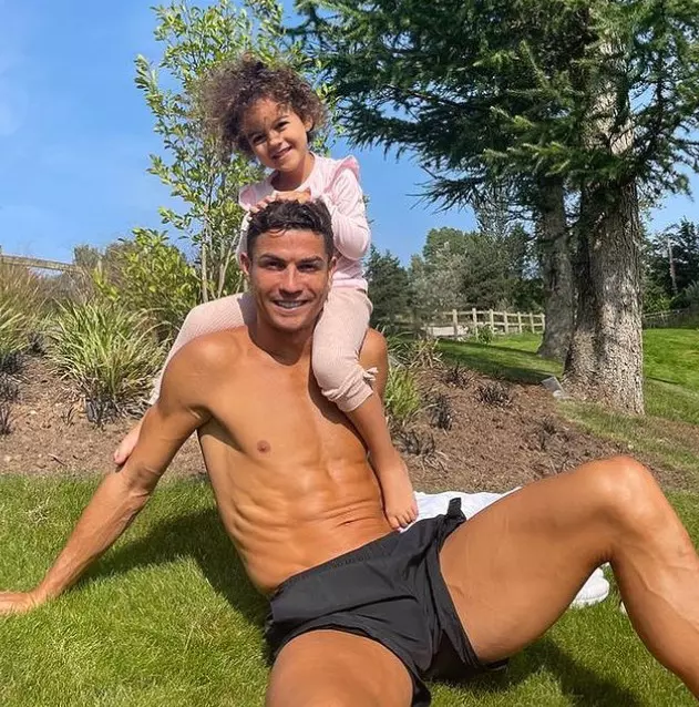 Cristiano Ronaldo si fetita