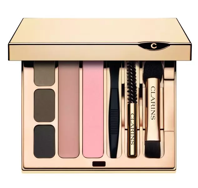 Kit pentru sprâncene, Clarins, Eye Brow Kit Pro, 179 lei