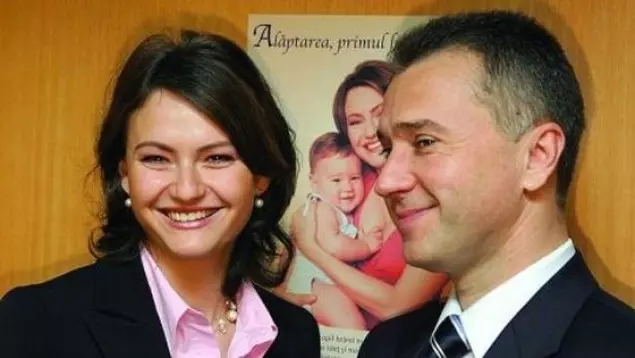 Dana Războiu și Ovidiu Brânzan, de carea  divorțat în urma unui episod de violență