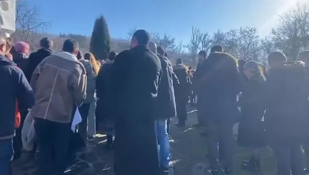 Imagini de la înmormântarea Ilinei Pârvu (2)