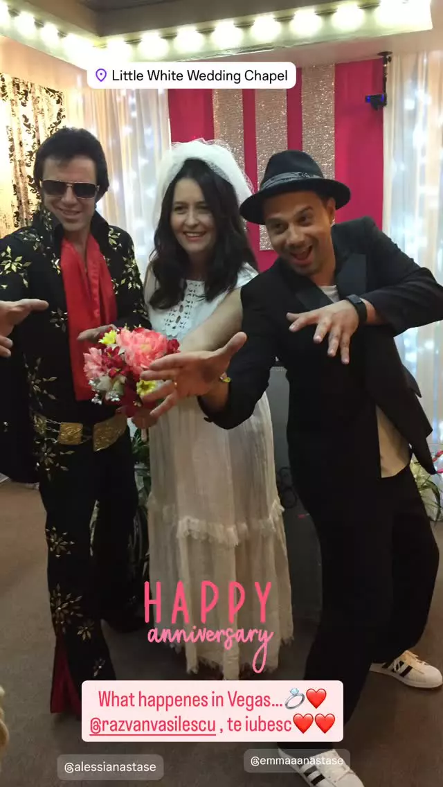 Amalia Năstase și Răzvan Vasilescu cununie civilă Las Vegas (2)