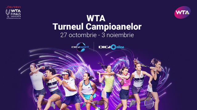 Digi Sport a prelungit contractul pentru difuzarea meciurilor de tenis WTA până în 2023