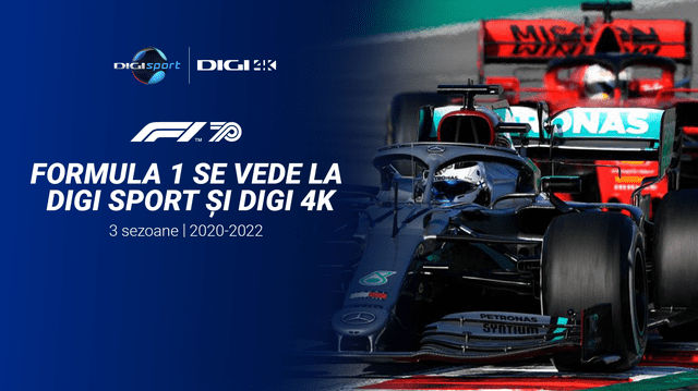 Digi Sport va transmite Formula 1 pentru următoarele trei sezoane. Programul următoarelor curse