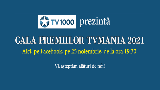 Premiile TVmania 2021: s-a terminat votarea, urmează gala de premiere!