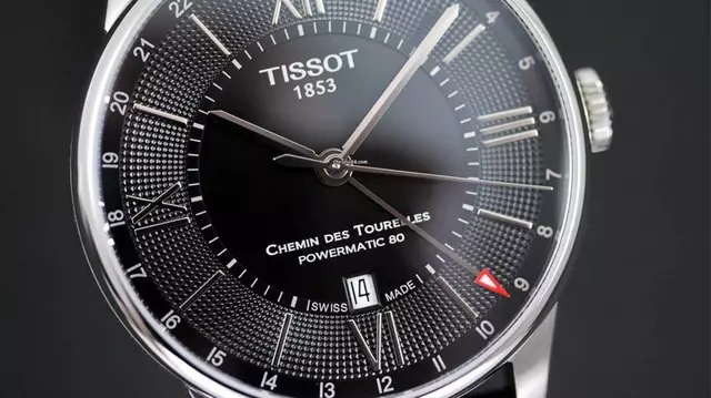 Cump r un ceas Tissot Chemin des Tourelles Powermatic 80 GMT