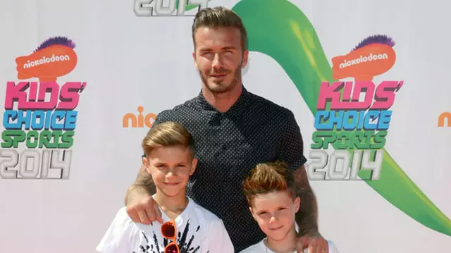 David Beckham este un tată strict