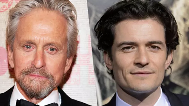 Michael Douglas și Orlando Bloom fac echipă cu Noomi Rapace