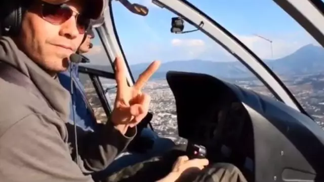Enrique Iglesias a luat lecţii de zbor în Guatemala
