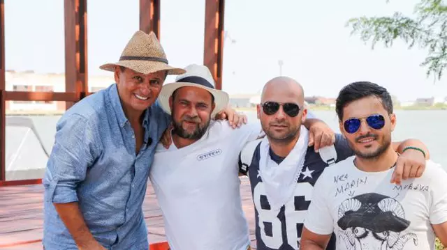 FOTO. Cosmin Seleși și Andrei Ștefănescu, alături de Nea Mărin în prima ediție ”Poftiți la muncă”